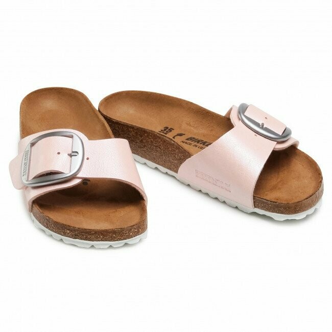 birkenstock madrid big buckle graceful light rose