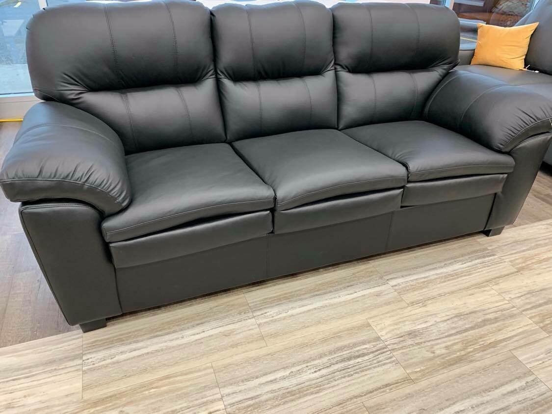 EN STOCK Sofa stationnaire en cuir véritableAman furniture