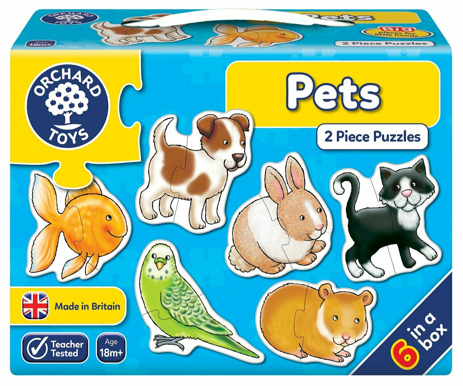 Pets 2 Piece Jigsaw Puzzle
