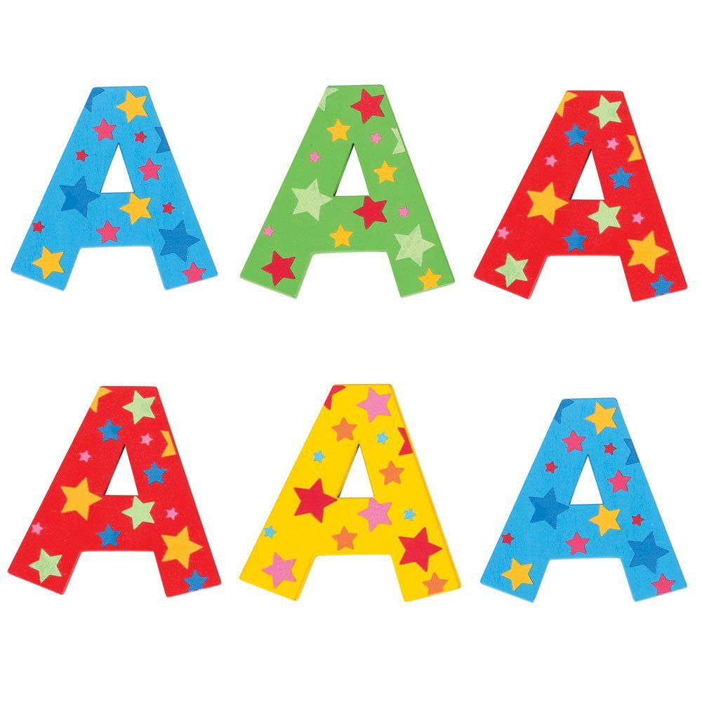Wooden Star Letters