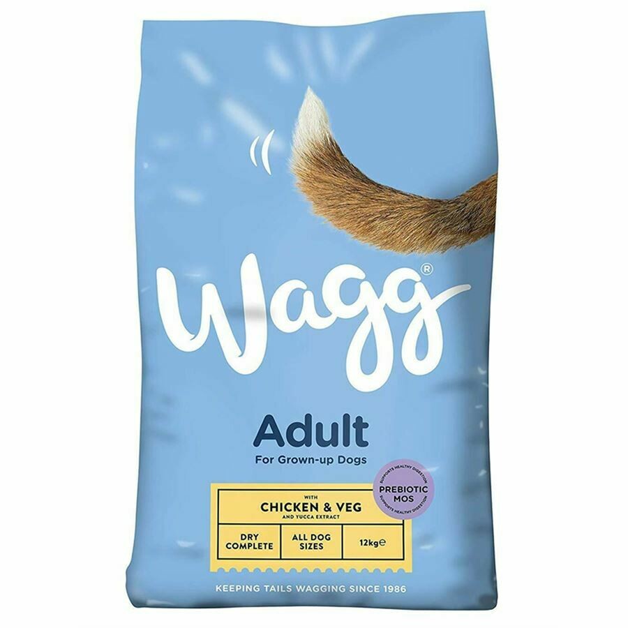 Wagg Original Dry Dog Food Chicken & Vegetable 12kg Bag