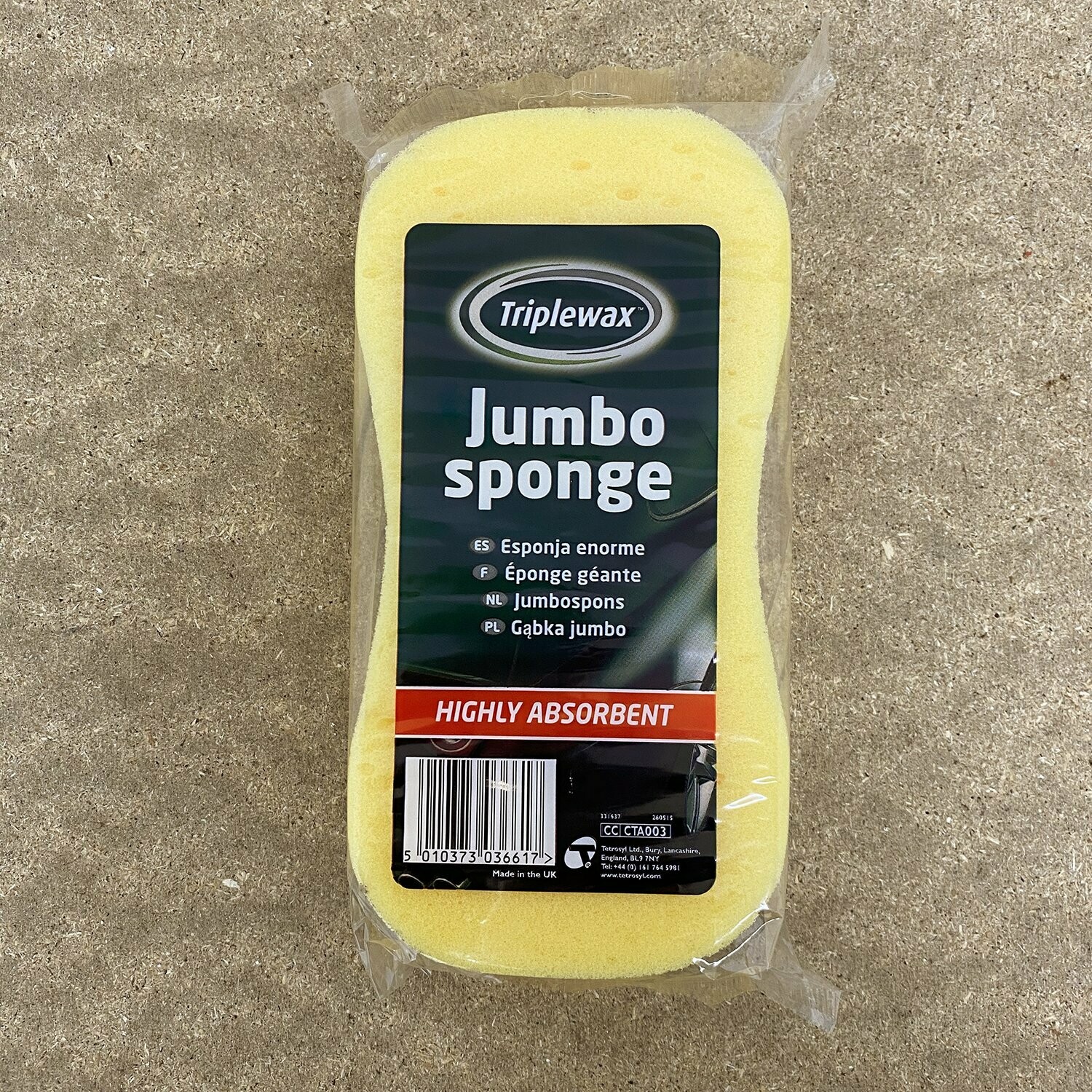 Triplewax Jumbo Sponge