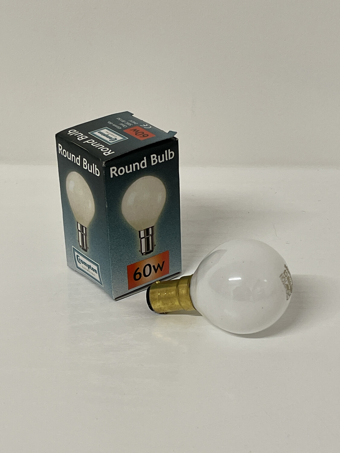 Crompton Round Bulb 60w Small Opal