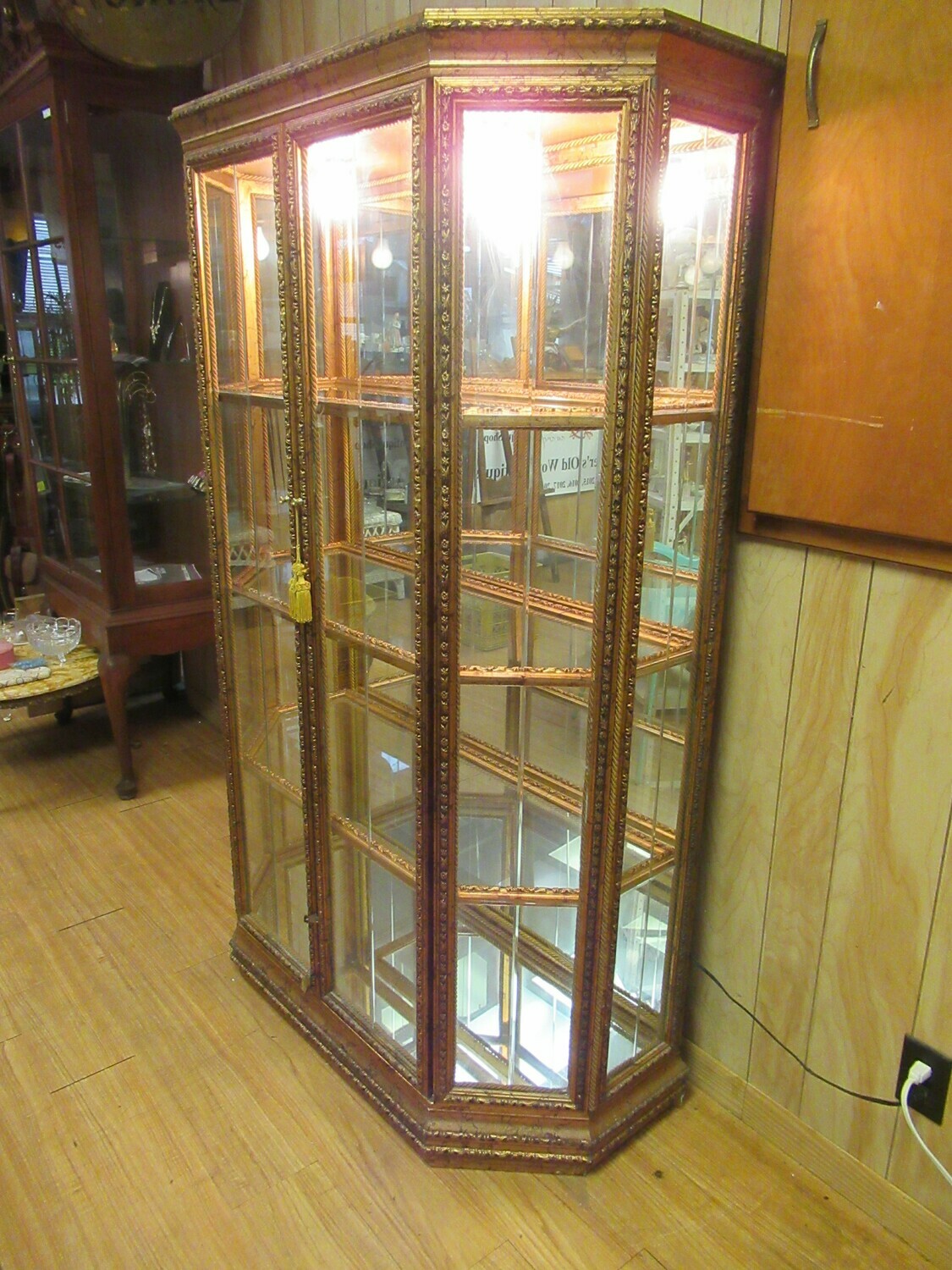 Gold Display Curio