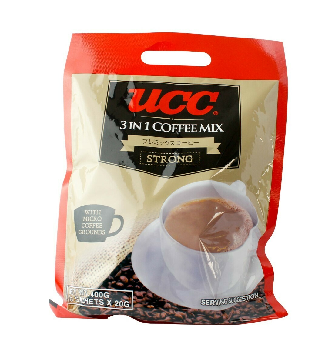 UCC 3 IN 1 COFFEE STRONG 20G