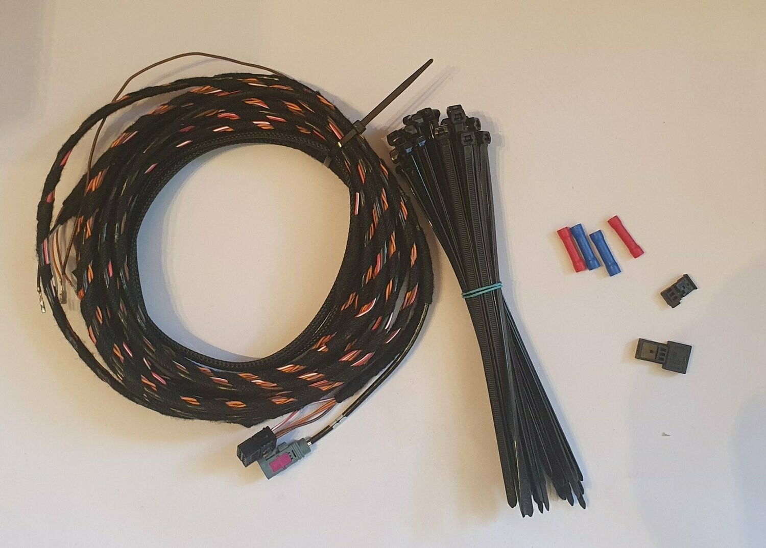 Maxxcount Rückfahrkamera Stromkabel 1,5 M – 12V, Rot, Für LKW & Wohnmobile