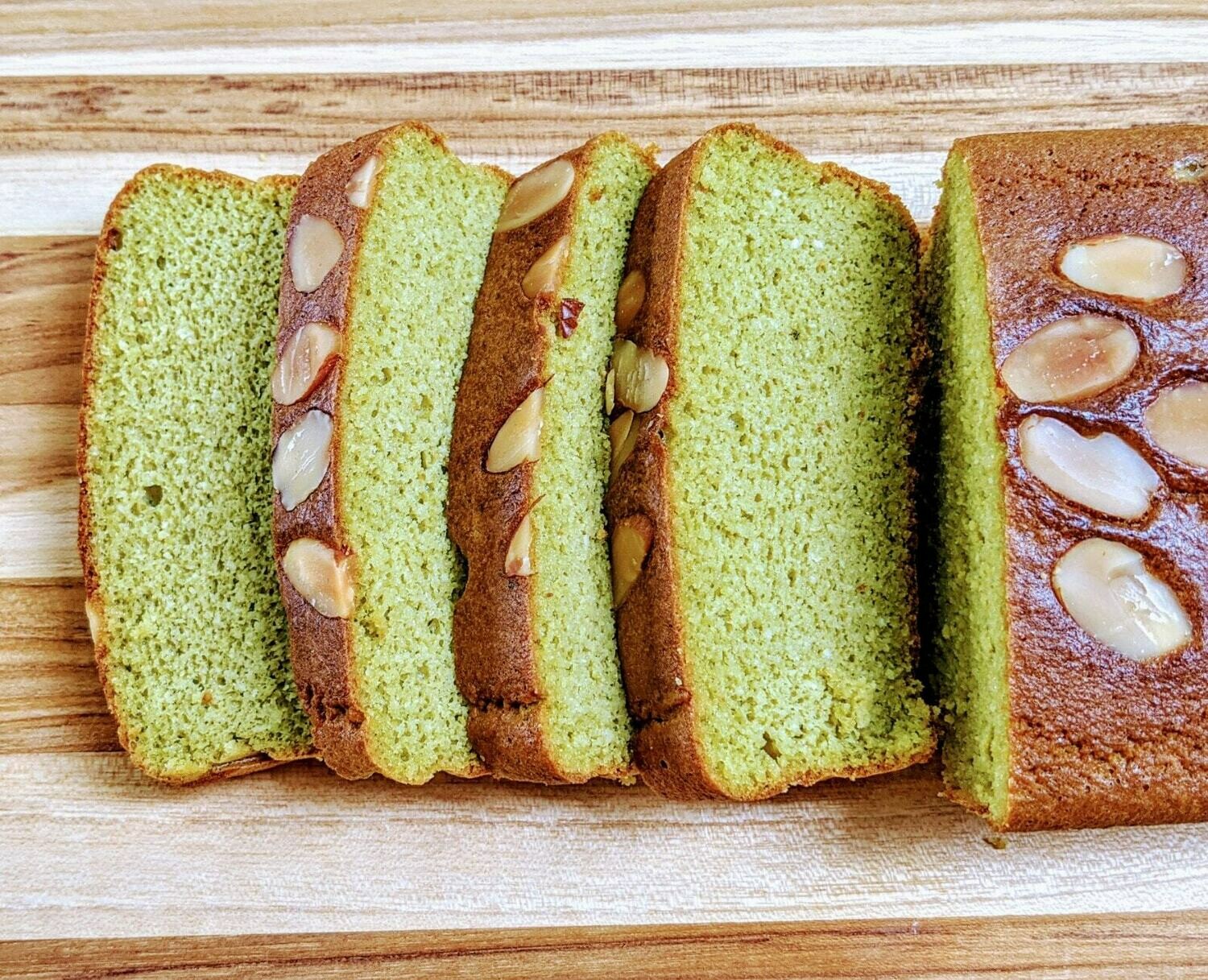 Matcha Keto Pound Cake