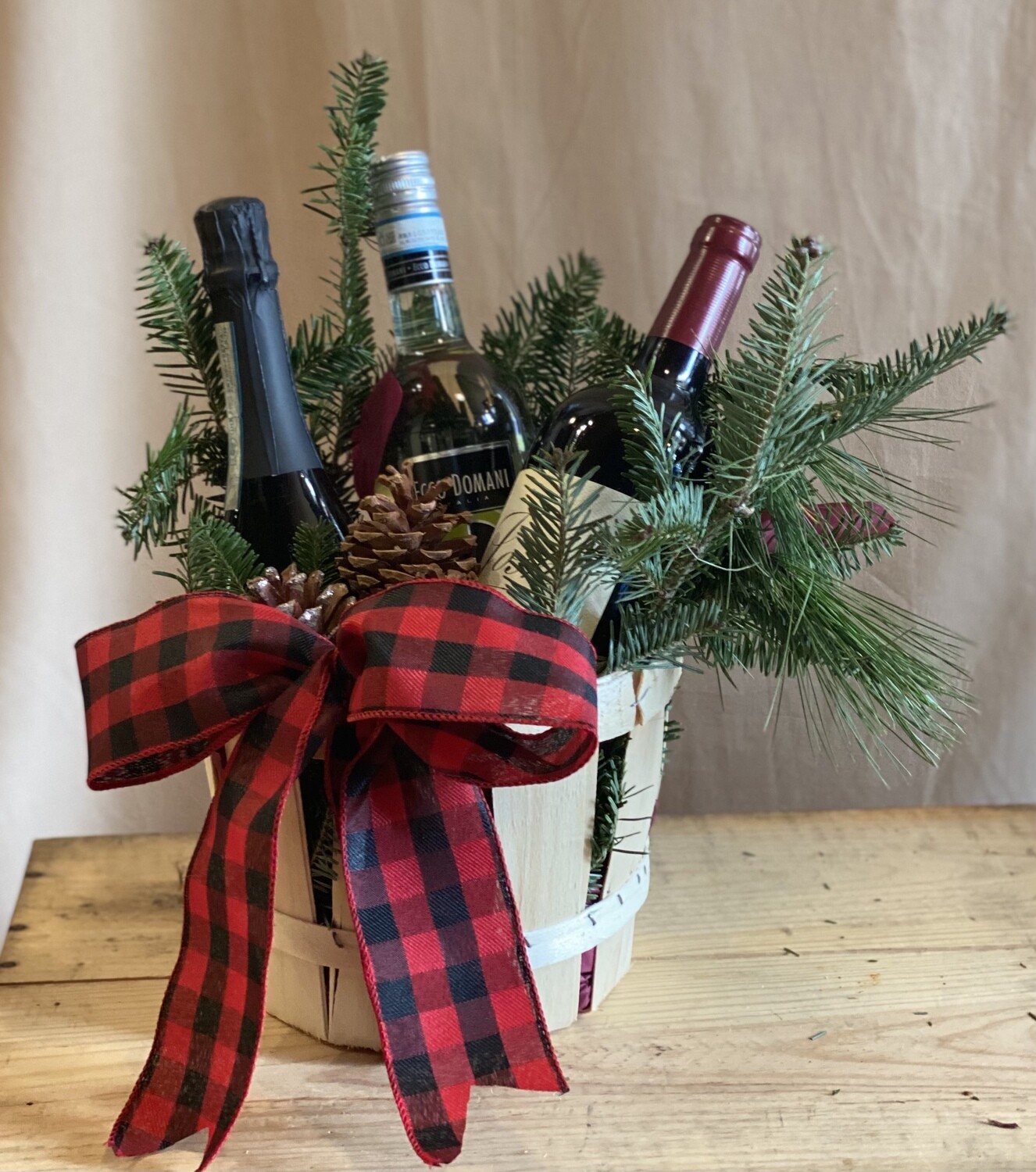 Holiday Cheer 3 Bottle Gift Basket