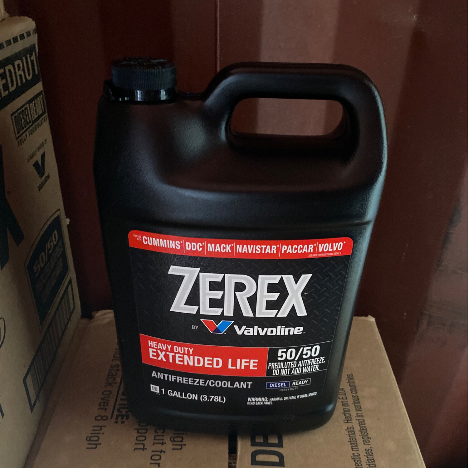 Zerex Heavy Duty Gas/ Diesel Coolant (RED) 6 Per Case