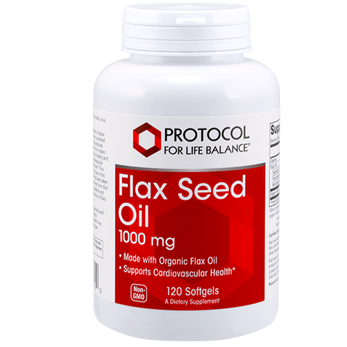 Flaxseed Oil 1000mg 120gel Protocol for Life Balance