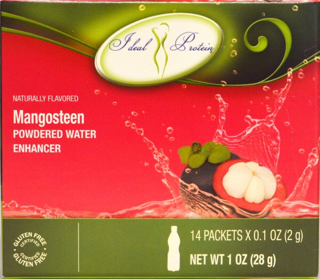 Mangosteen Powdered Water Enhancer Box of 14 Ideal Protein