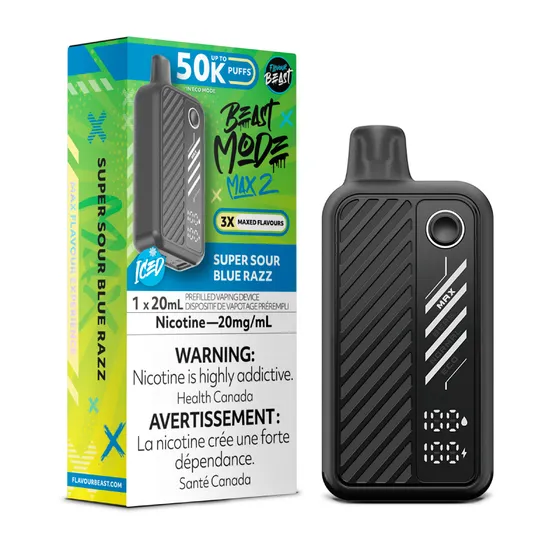 FB BEAST MODE MAX2 50K - SUPER SOUR BLUE RAZZ