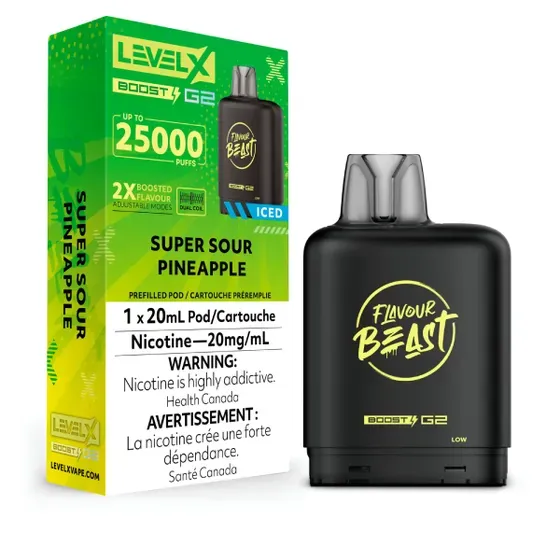 FB LEVEL X BOOST - SUPER SOUR PINEAPPLE ICED