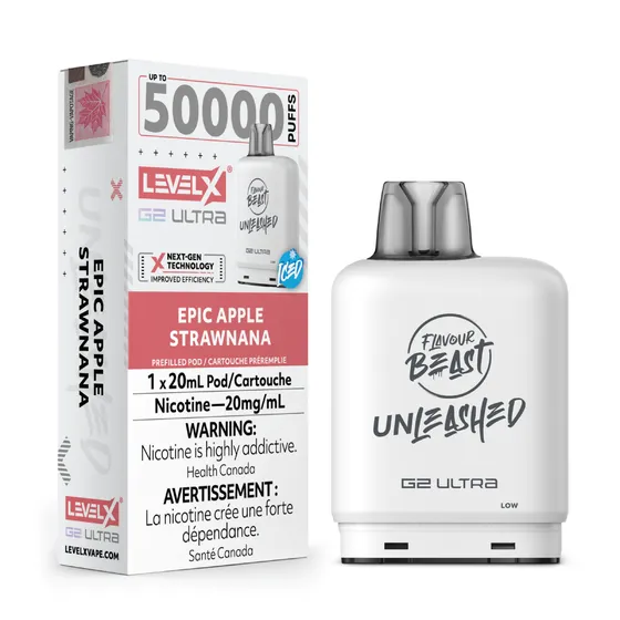 LEVEL X G2 ULTRA POD - UNLEASHED - EPIC APPLE STRAWNANA