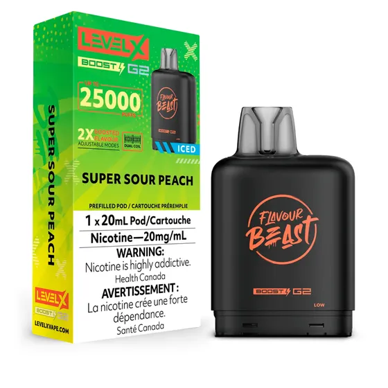 FB LEVEL X BOOST - SUPER SOUR PEACH