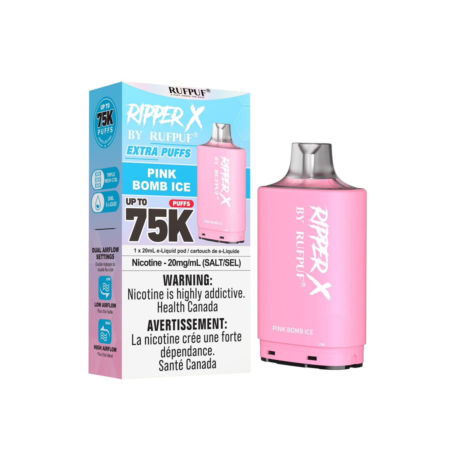RIPPER X 75K - PINK BOMB ICE