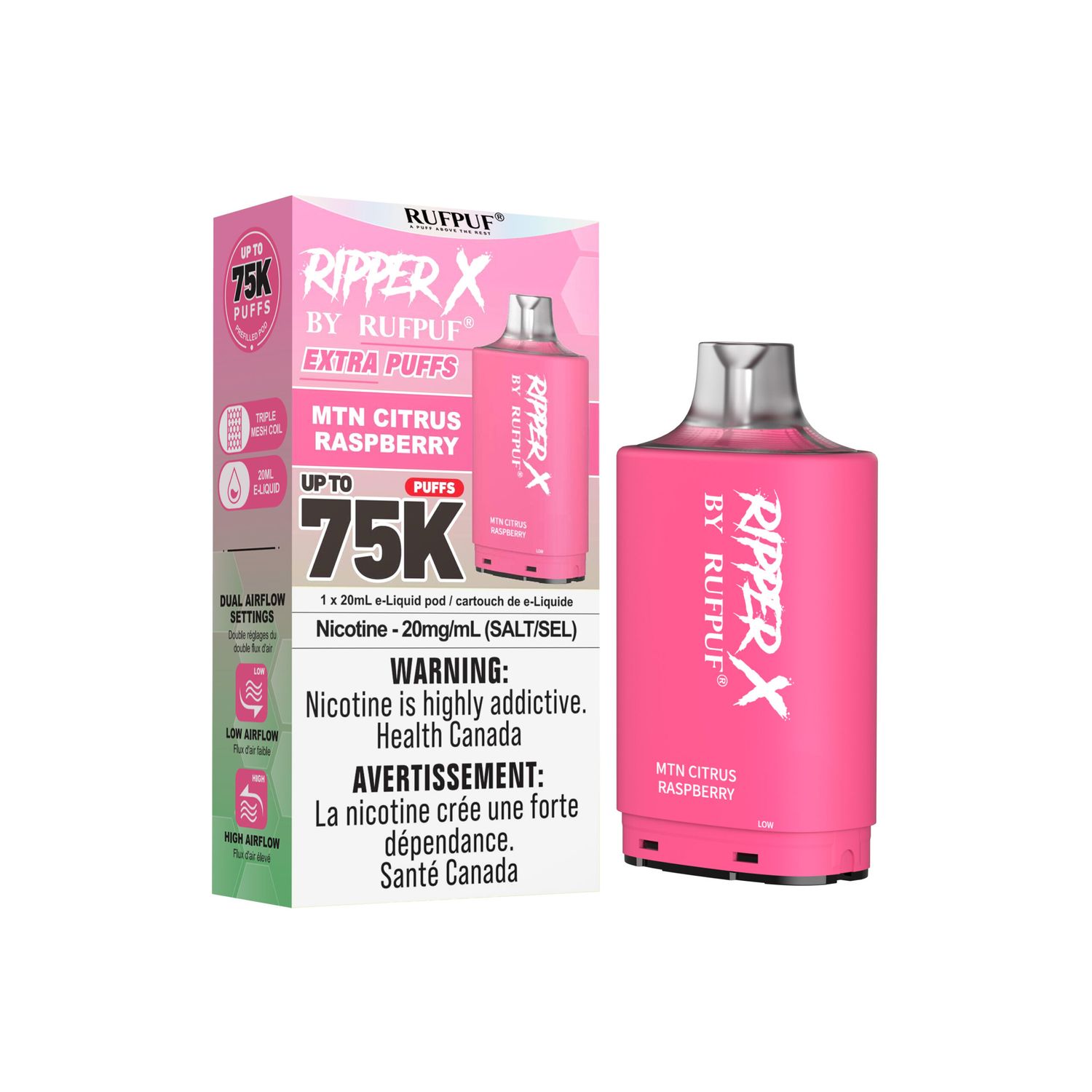 RIPPER X 75K - MTN CITRUS RASPBERRY