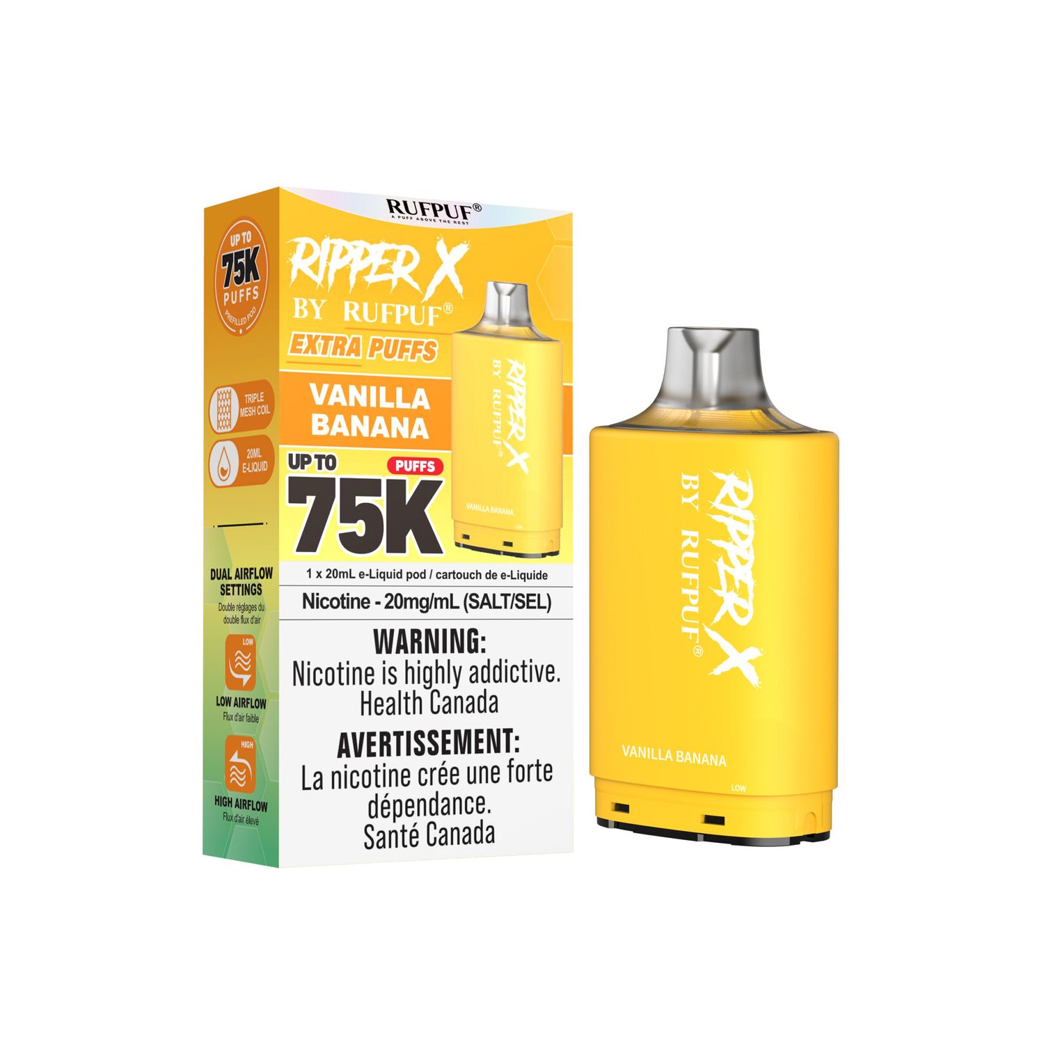 RIPPER X 75K - VANILLA BANANA