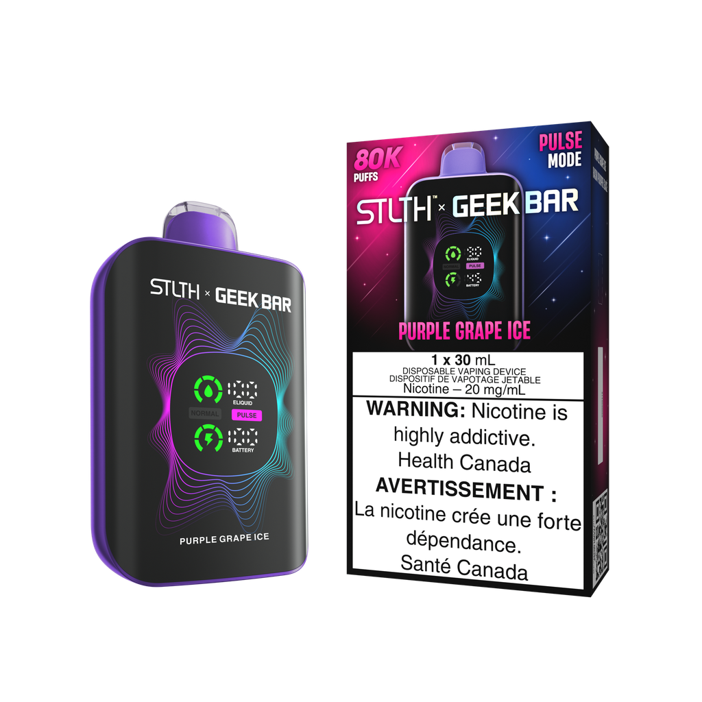 STLTH X GEEKBAR - PURPLE GRAPE ICE