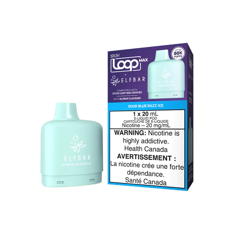 STLTH LOOP MAX / ELFBAR - SOUR BLUE RAZZ ICE