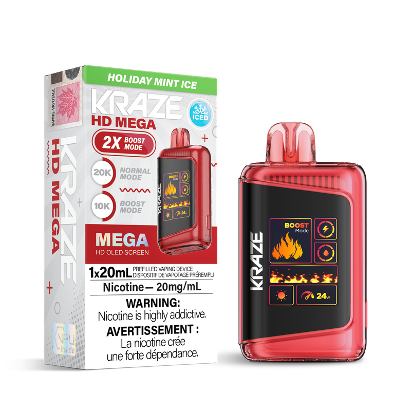 KRAZE HD MEGA - HOLIDAY MINT ICE
