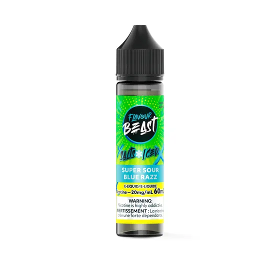 FLAVOUR BEAST EJUICE - SUPER SOUR BLUE RAZZ 60ML 20MG