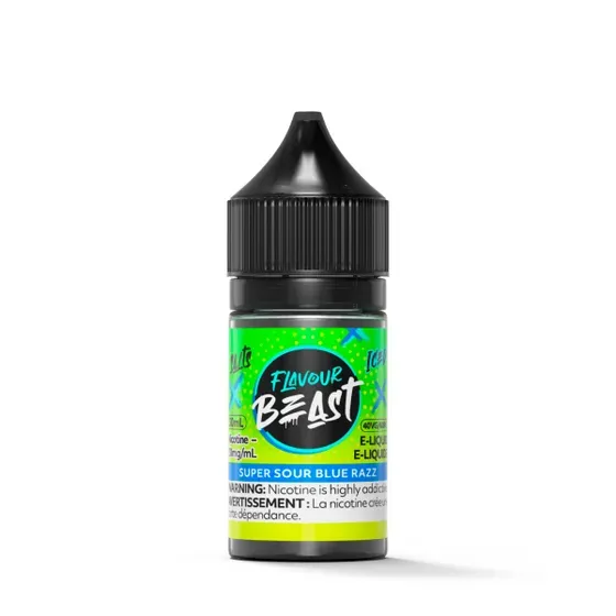 FLAVOUR BEAST EJUICE - SUPER SOUR BLUE RAZZ 30ml 20MG