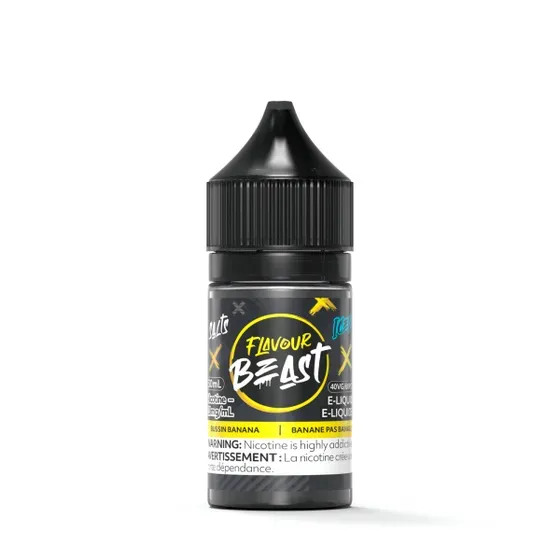 FLAVOUR BEAST EJUICE - BUSSIN BANANA ICED  30ml 10MG