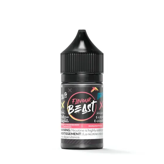 FLAVOUR BEAST EJUICE -  STR8 UP STRAWBERRY BANANA 30ML 20MG