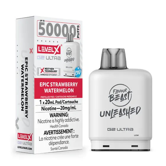 LEVEL X G2 ULTRA POD -  UNLEASHED - EPIC STRAWBERRY WATERMELON