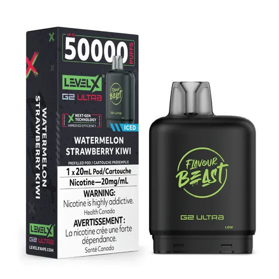 LEVEL X G2 ULTRA POD -  WATERMELON STRAWBERRY KIWI