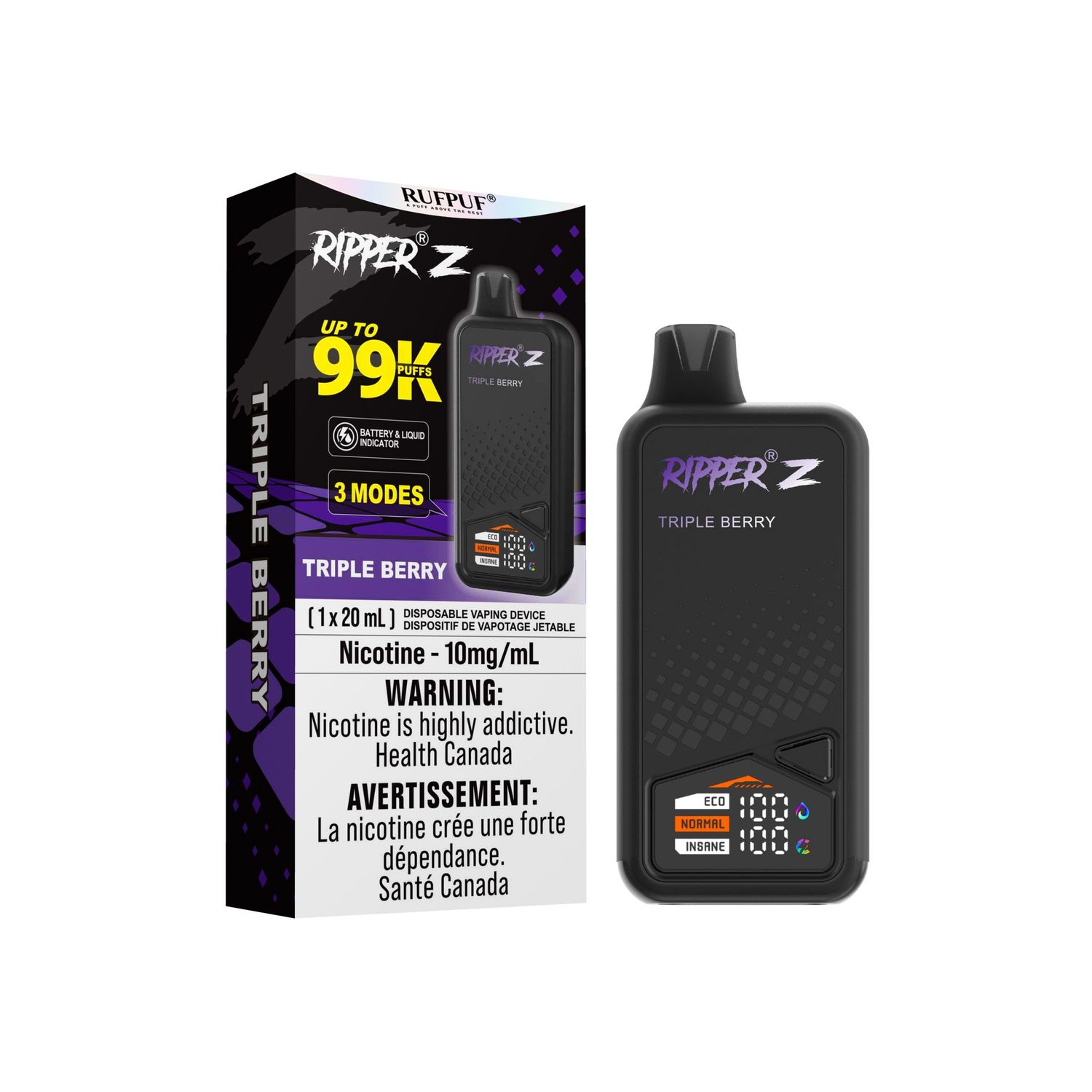 RIPPER Z - TRIPLE BERRY 10MG