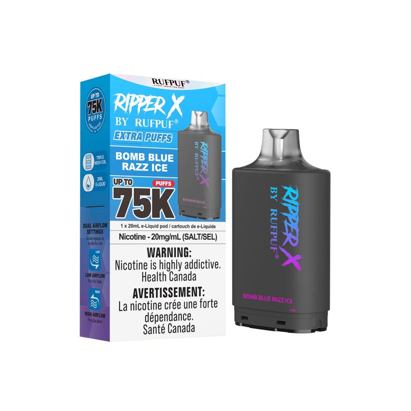 RIPPPER Z - BOMB BLUE RAZZ ICE 10MG