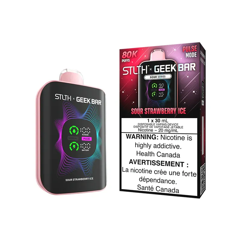 STLTH X GEEKBAR - SOUR STRAWBERRY ICE