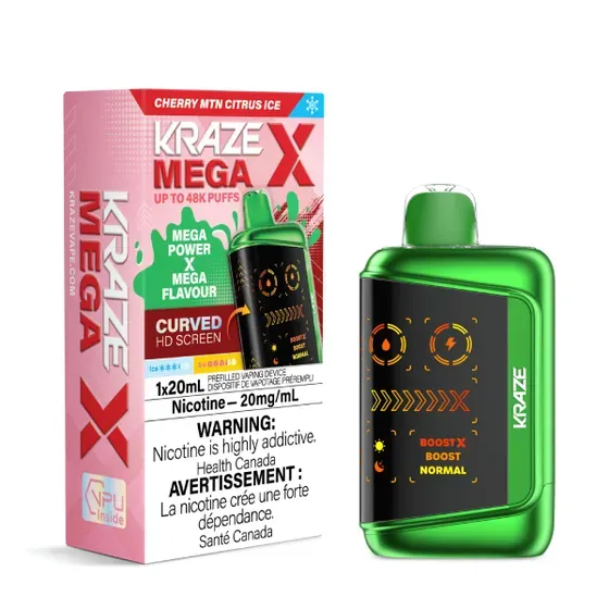 KRAZE X - CHERRY MTN CITRUS ICE