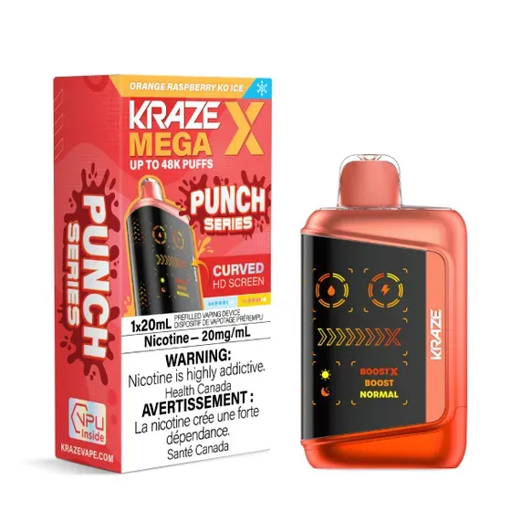 KRAZE X - ORANGE RASBERRY KO ICE