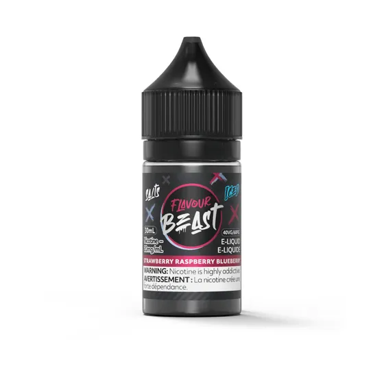 FLAVOUR BEAST EJUICE - STRAWBERRY RASPBERRY BLUEBERRY ICE