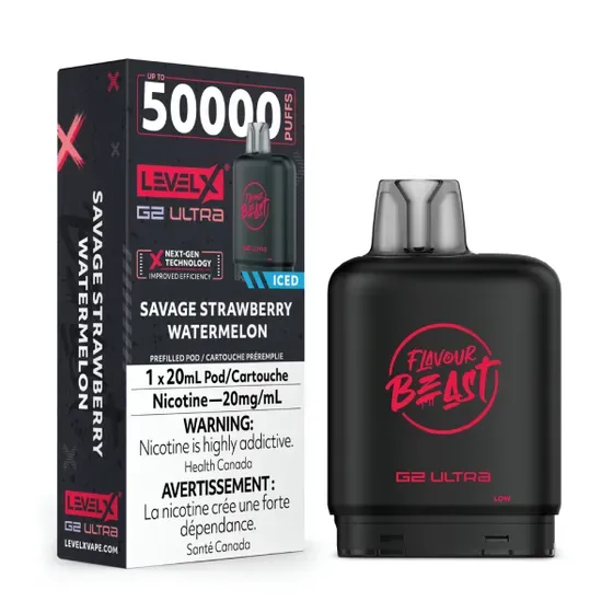 LEVEL X G2 ULTRA POD - SAVAGE STRAWBERRY WATERMELON
