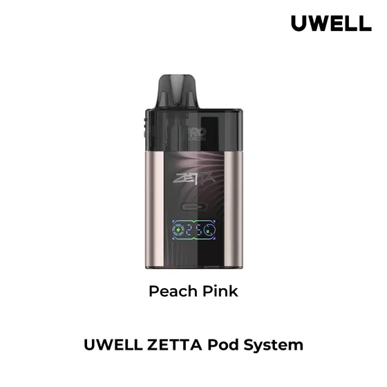 UWELL ZETTA 10ML POD KIT - PEACH PINK