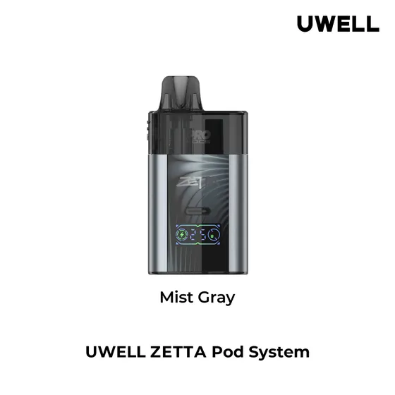 UWELL ZETTA 10ML POD KIT - MIST GRAY