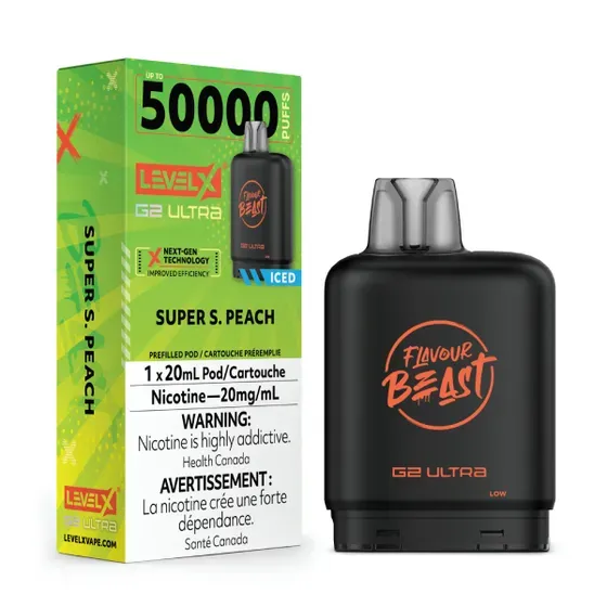 LEVEL X G2 ULTRA POD -  SUPER S. PEACH ICE