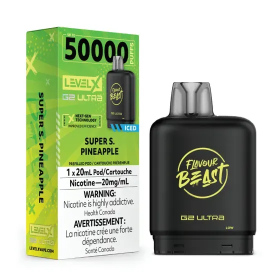 LEVEL X G2 ULTRA POD -  SUPER SOUR PINEAPPLE
