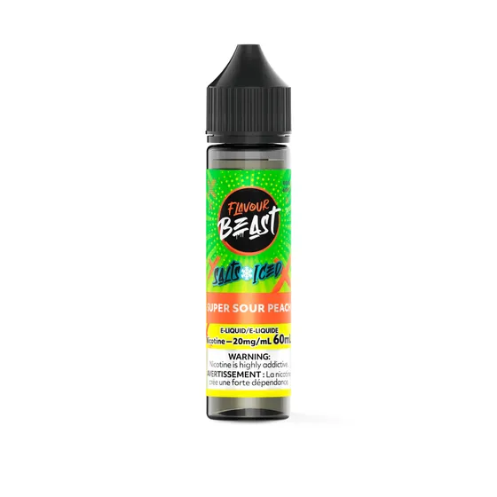 FLAVOUR BEAST EJUICE - SUPER SOUR PEACH 60ML 20MG