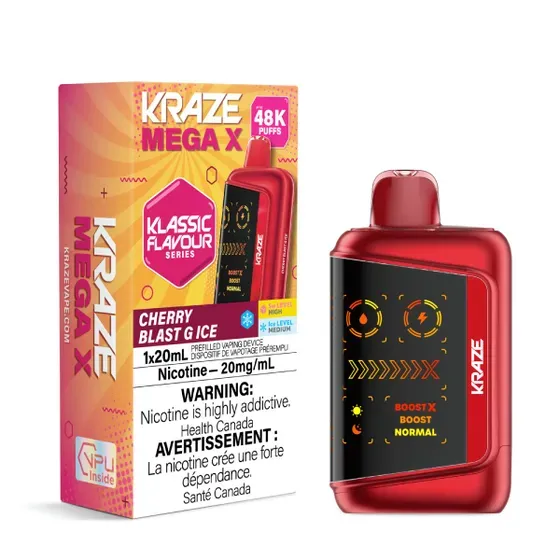 KRAZE X - CHERRY BLAST G ICE