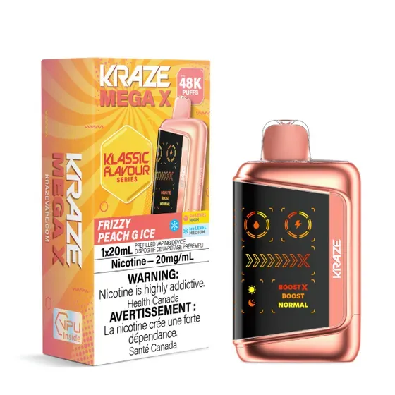 KRAZE X - FRIZZY PEACH G ICE