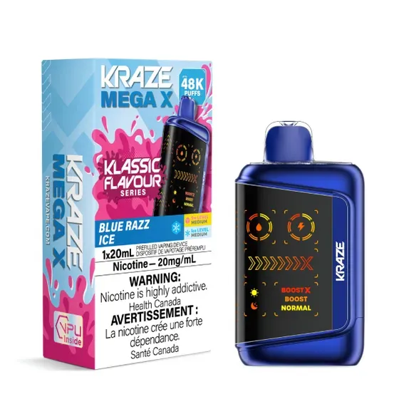 KRAZE X - BLUE RAZZ ICE
