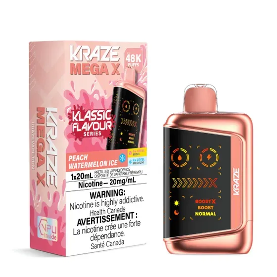 KRAZE X - PEACH WATERMELON ICE