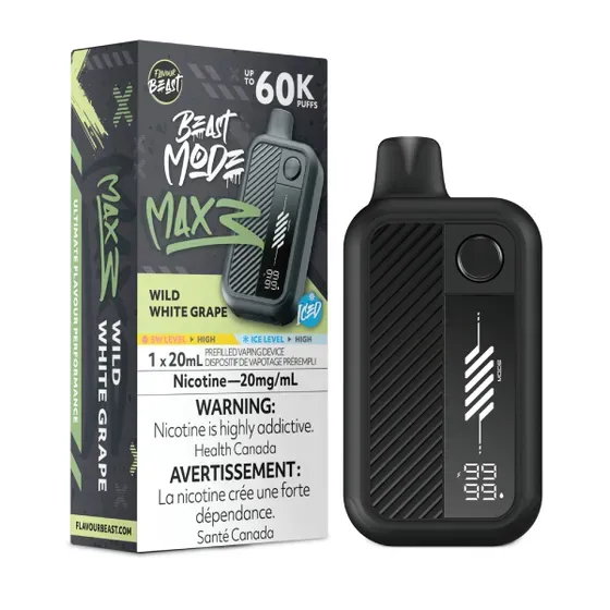 FLAVOUR BEAST- BEAST MODE MAX 3- WILD WHITE GRAPE