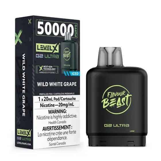 LEVEL X G2 ULTRA POD - WILD WHITE GRAPE 10MG