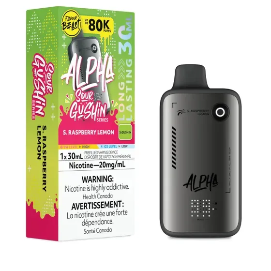 FLAVOUR BEAST - ALPHA - S RASPBERRY LEMON